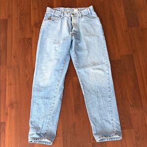 Vintage 90’s Y2K Armani Jeans Light Blue Straight Leg Pants